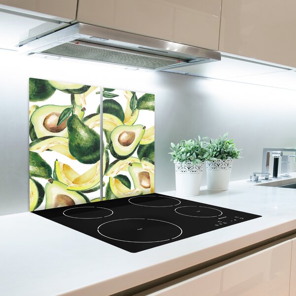 Tagliere in vetro Avocado 60x52 cm