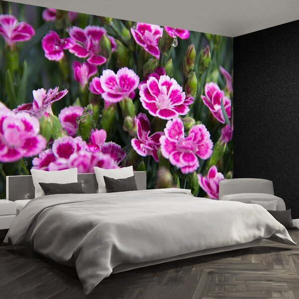 Carta da parati Fiori rosa 104x70 cm