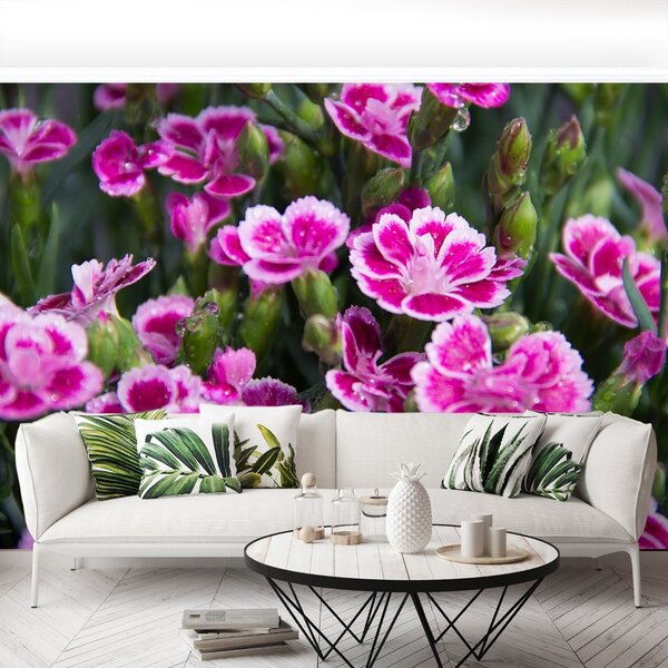 Carta da parati Fiori rosa 104x70 cm