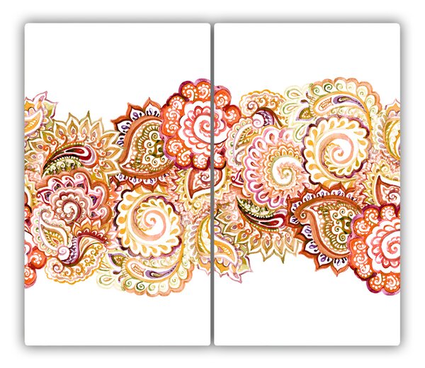 Tagliere in vetro temperato Ornamenti 60x52 cm