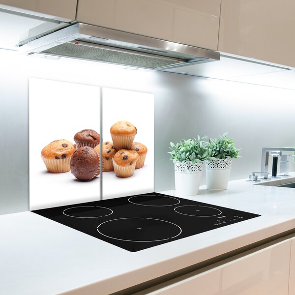 Tagliere in vetro temperato Cupcakes 60x52 cm