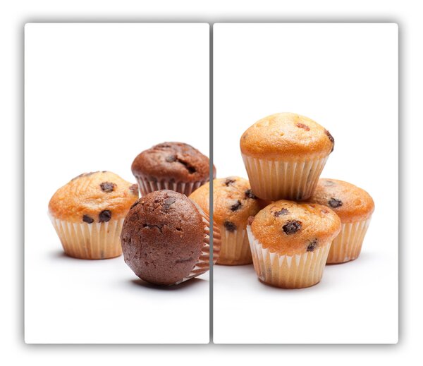 Tagliere in vetro temperato Cupcakes 60x52 cm