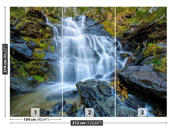 Carta da parati Cascata 104x70 cm