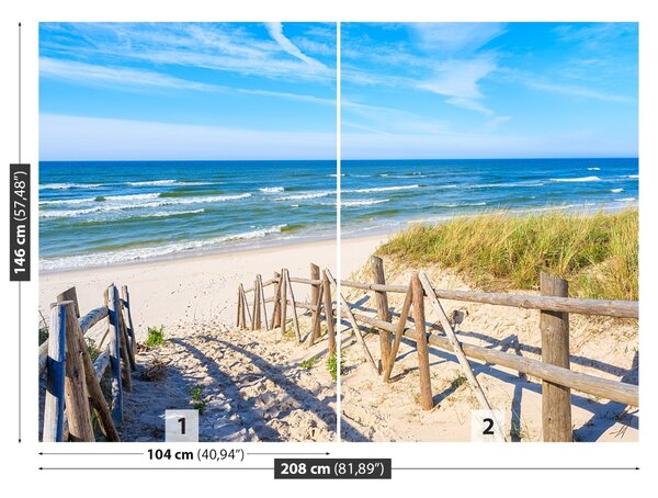 Carta da parati Spiaggia sabbiosa 104x70 cm