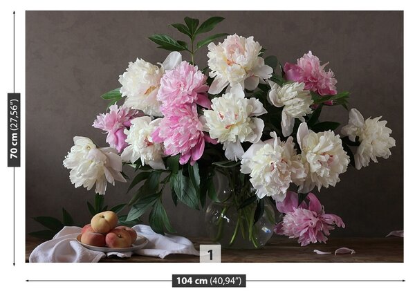 Carta da parati Peonie 104x70 cm