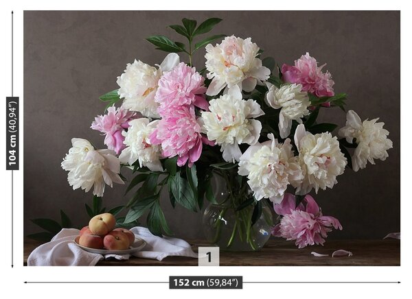 Carta da parati Peonie 104x70 cm