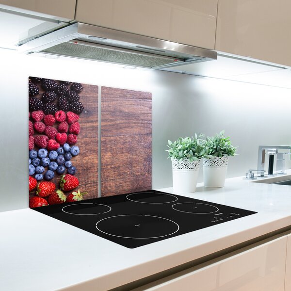 Tagliere in vetro Frutti forestali 60x52 cm