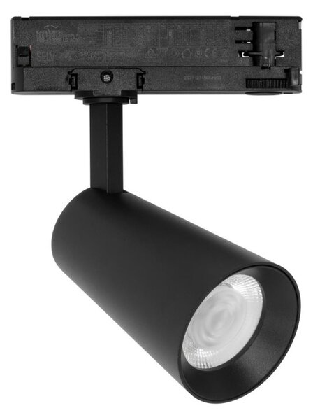 Faro LED 30W Trifase Nero CRI92 CCT Bianco Variabile 38° Bridgelux LED Colore Bianco Variabile CCT