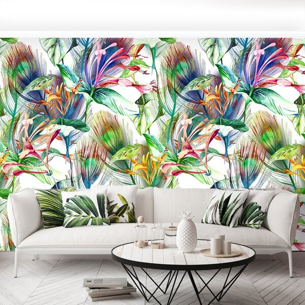 Carta da parati Fiori tropicali 104x70 cm