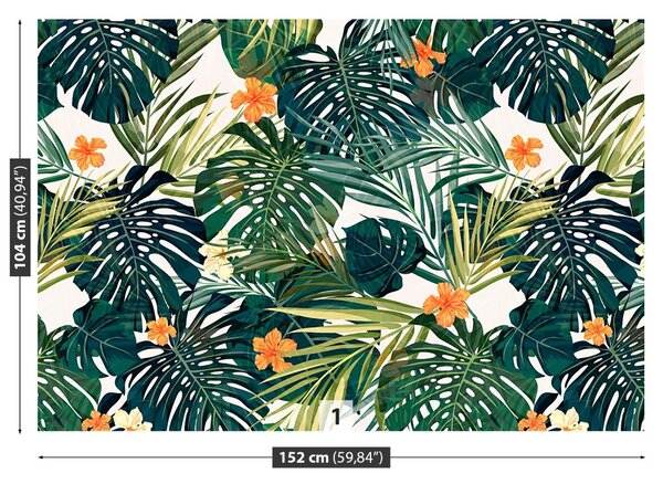 Carta da parati Pattern hawaiano 104x70 cm