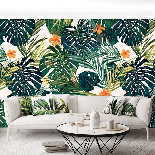 Carta da parati Pattern hawaiano 104x70 cm