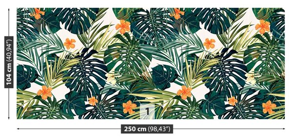 Carta da parati Pattern hawaiano 104x70 cm
