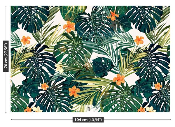Carta da parati Pattern hawaiano 104x70 cm