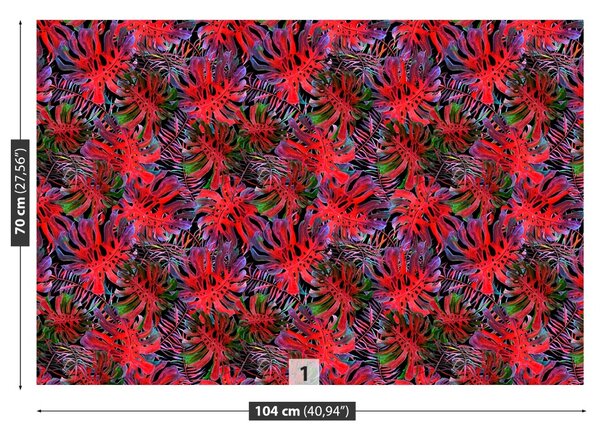 Carta da parati Monstera Hole 104x70 cm