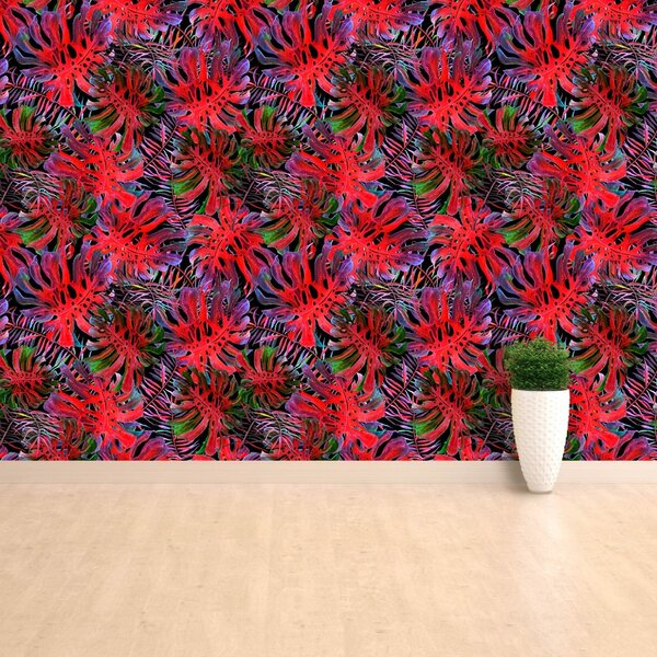 Carta da parati Monstera Hole 104x70 cm