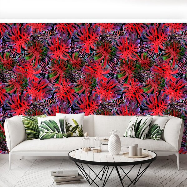 Carta da parati Monstera Hole 104x70 cm
