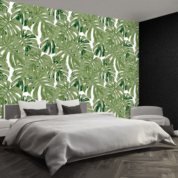 Carta da parati Foglie tropicali 104x70 cm
