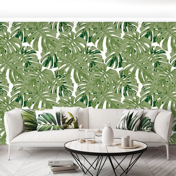 Carta da parati Foglie tropicali 104x70 cm