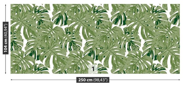 Carta da parati Foglie tropicali 104x70 cm