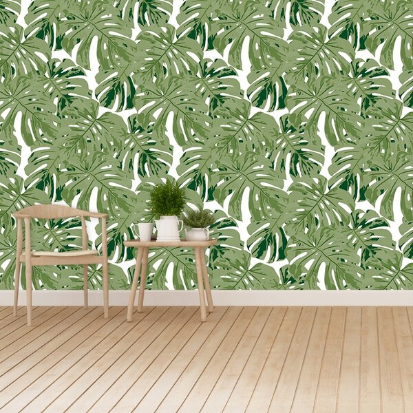 Carta da parati Foglie tropicali 104x70 cm