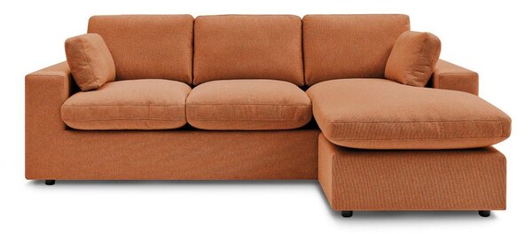 Divano angolare arancione Belair – Bobochic Paris