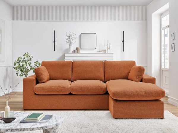 Divano angolare arancione Belair – Bobochic Paris
