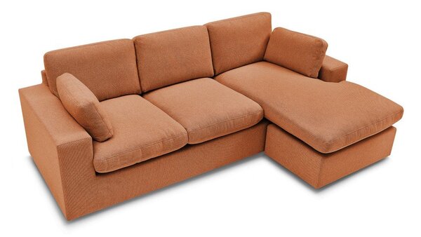 Divano angolare arancione Belair – Bobochic Paris