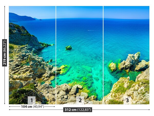Carta da parati Grecia Corfu 104x70 cm