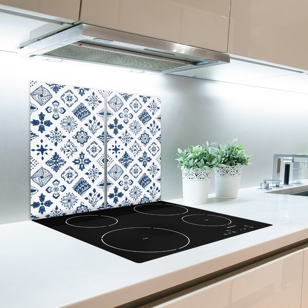 Tagliere in vetro Pattern floreale 60x52 cm