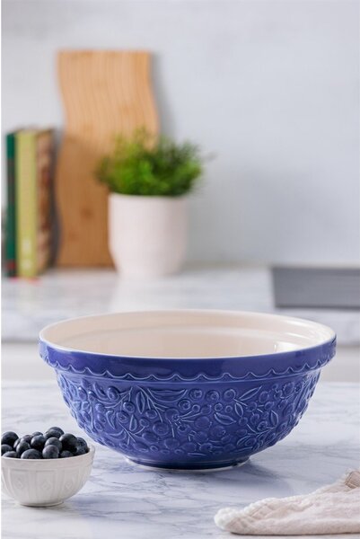 Ciotola blu in gres ø 26 cm Fruits Blueberry – Mason Cash