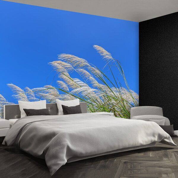 Carta da parati Erba blu 104x70 cm