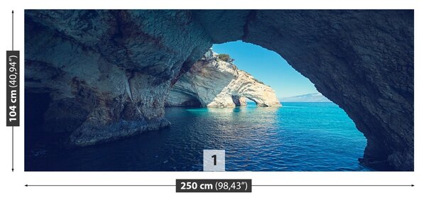Carta da parati Grotte marine 104x70 cm