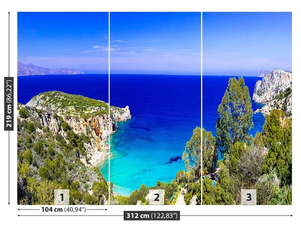 Carta da parati Creta Grecia 104x70 cm