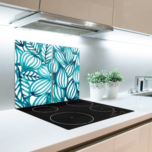 Tagliere in vetro Pattern floreale 60x52 cm