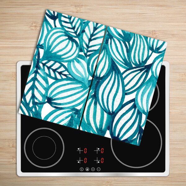 Tagliere in vetro Pattern floreale 60x52 cm