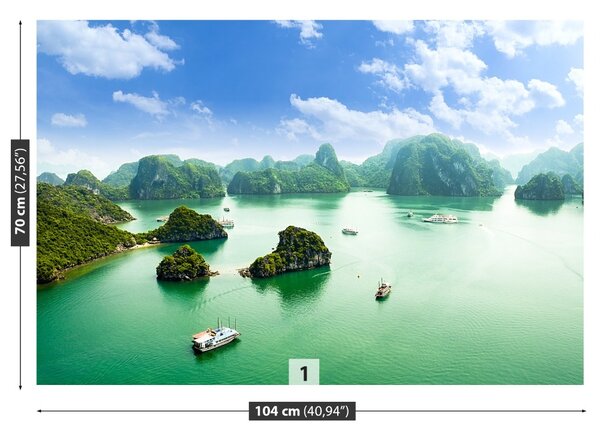 Carta da parati Baia in Vietnam 104x70 cm