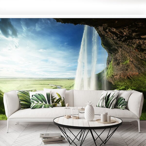 Carta da parati Cascata dell'islanda 104x70 cm