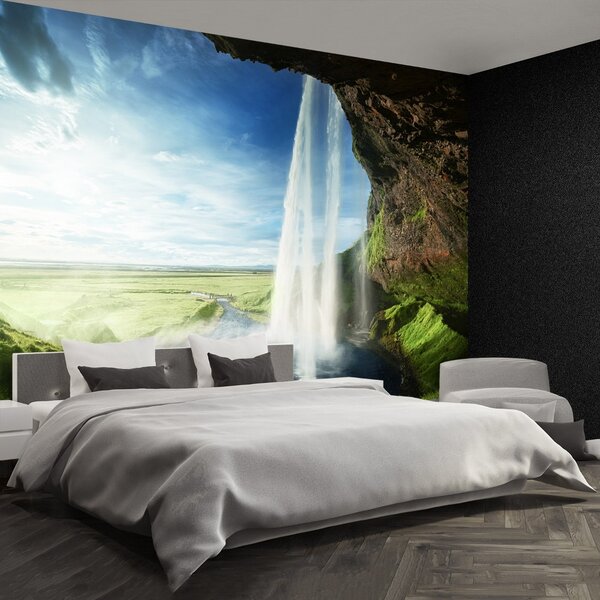 Carta da parati Cascata dell'islanda 104x70 cm
