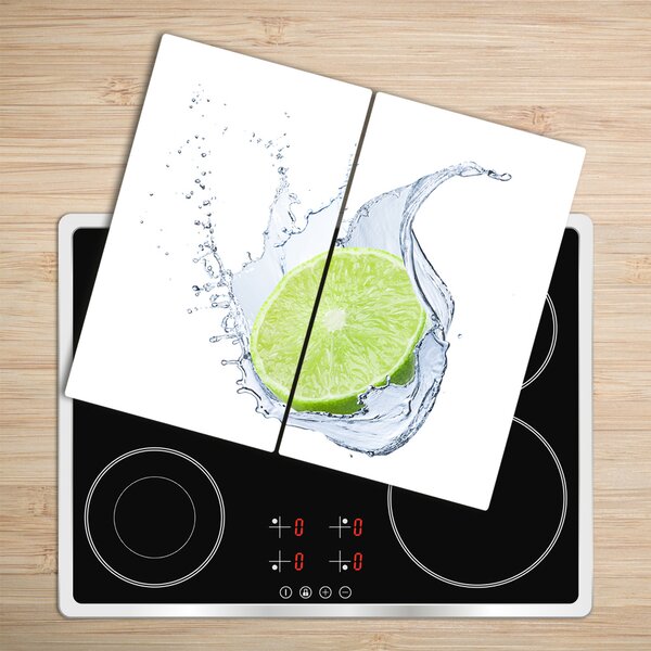 Tagliere in vetro Lime 60x52 cm