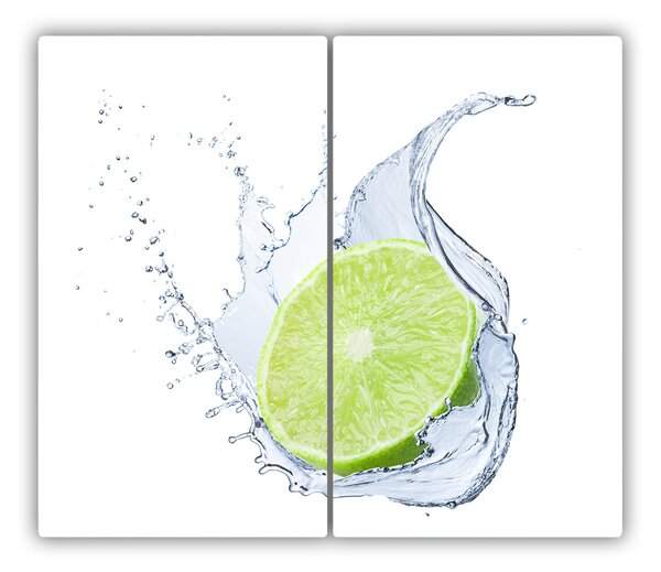 Tagliere in vetro Lime 60x52 cm