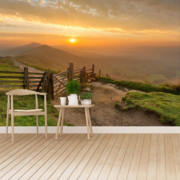 Carta da parati Golden Sunrise 104x70 cm