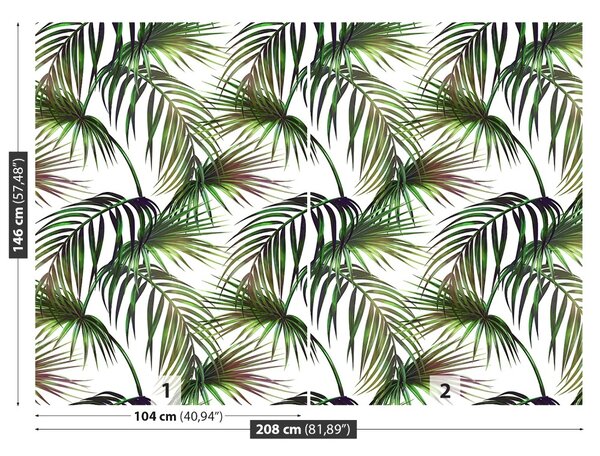 Carta da parati Foglie tropicali 104x70 cm