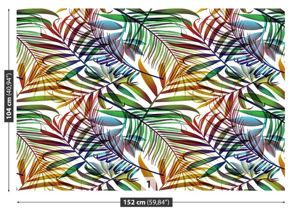 Carta da parati Foglie di palma 104x70 cm