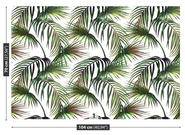Carta da parati Foglie tropicali 104x70 cm