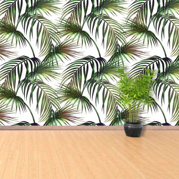 Carta da parati Foglie tropicali 104x70 cm