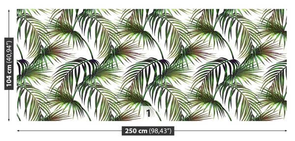 Carta da parati Foglie tropicali 104x70 cm
