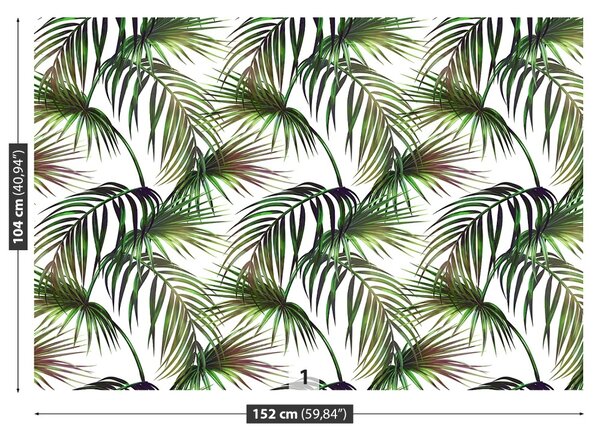 Carta da parati Foglie tropicali 104x70 cm