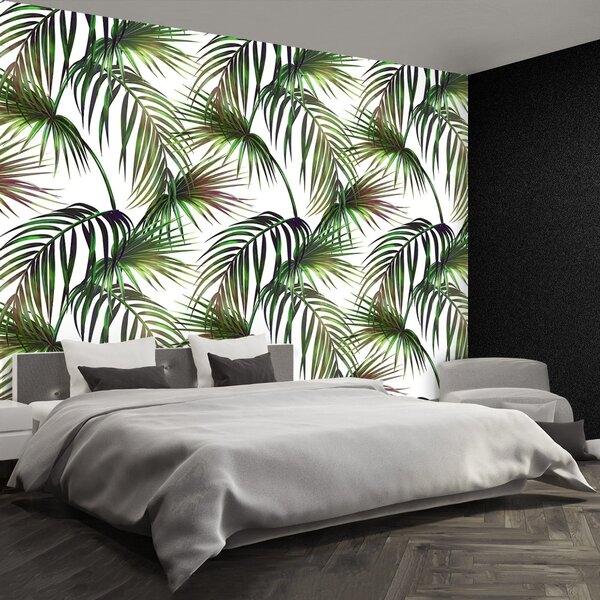 Carta da parati Foglie tropicali 104x70 cm