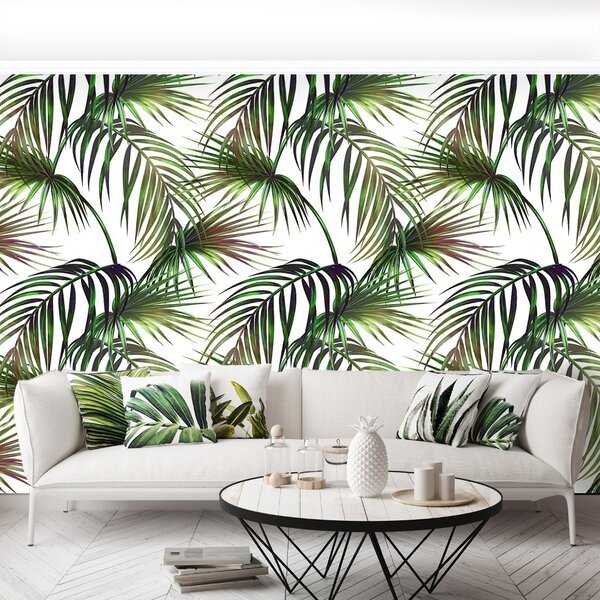 Carta da parati Foglie tropicali 104x70 cm
