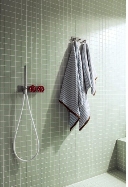 Asciugamano tipo terry lavanda/color crema in cotone 50x80 cm Gobo – noo.ma
